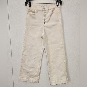 Sam Edelman Codie High Rise Wide Leg Ankle Jeans 28/6